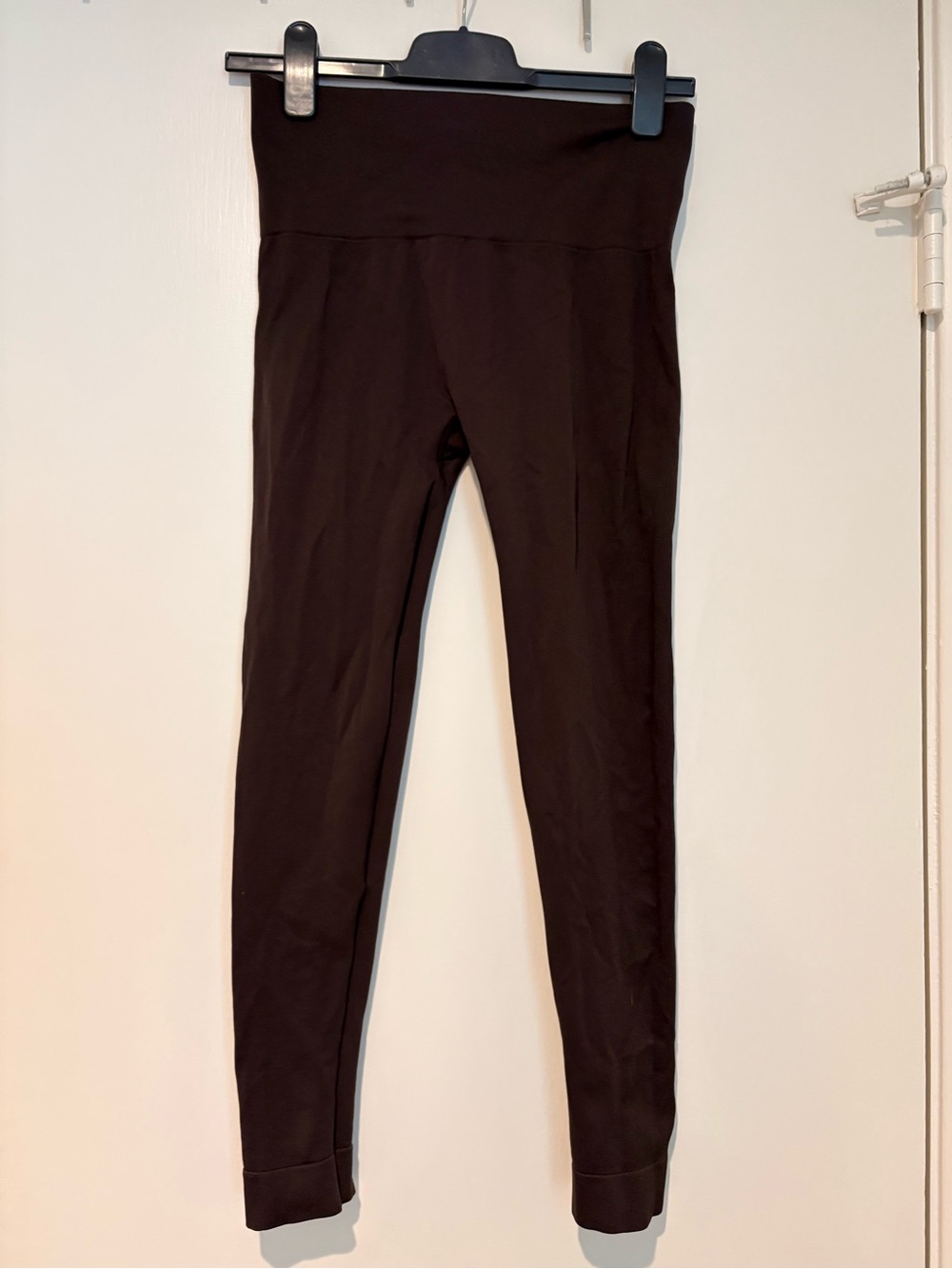SET Active Black Ribbed High-Waist Seamless Leggings